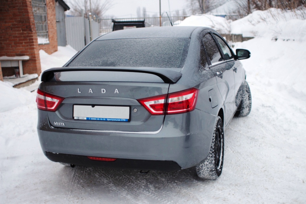Спойлер VTS EVO Лада Веста седан